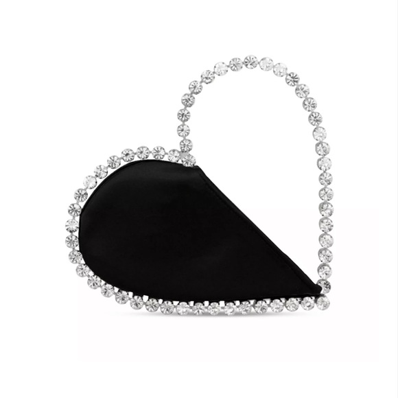 L'alingi London Black Love Clutch - Picture 1 of 8